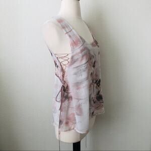 Stylestalker Reptilia lace-up sleeveless tank top